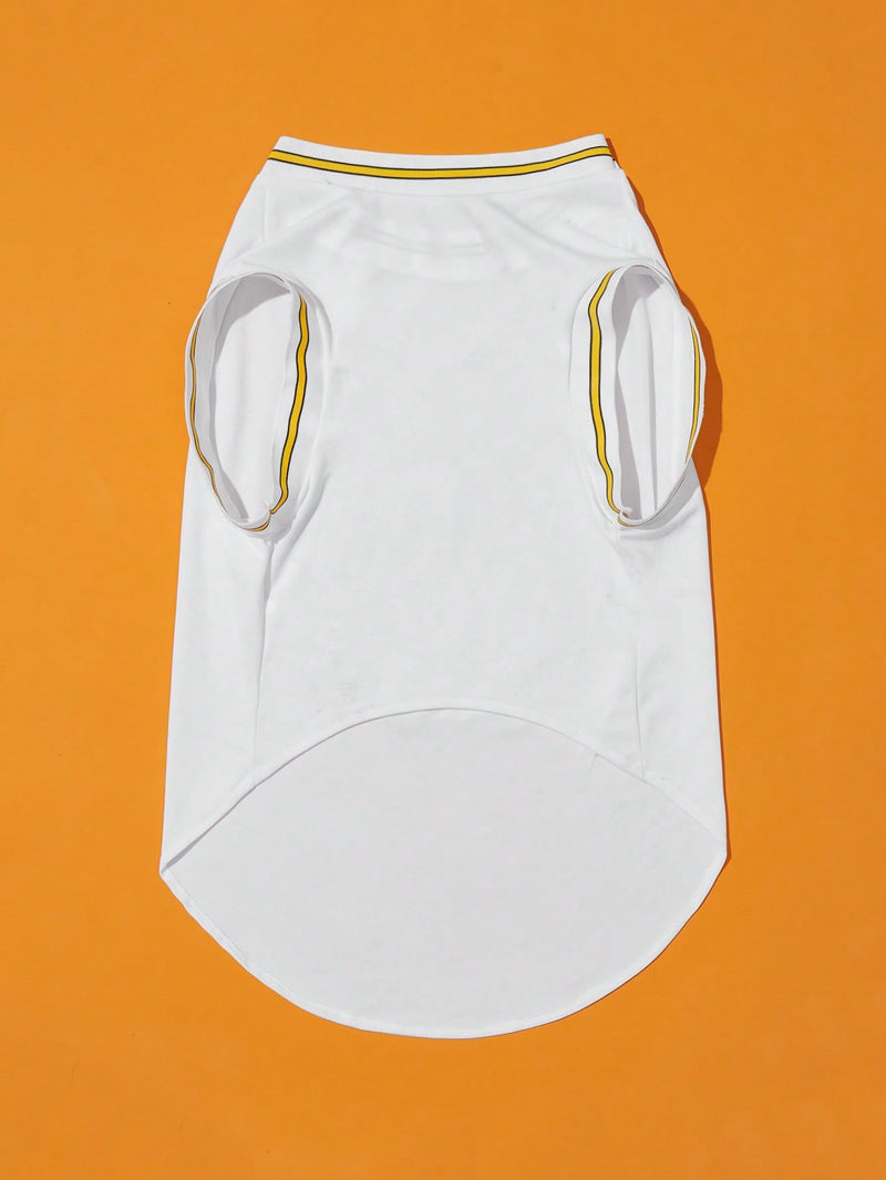 Regata Pet Basquete New York 23 Branco