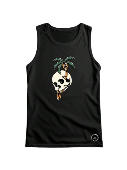 Regata TSM Cavada Skull Coconut Tree - Preto