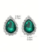 Par de Brincos Retro Diamante