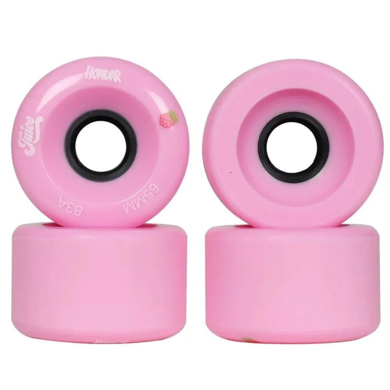 Roda Hondar Juice 65mm - Verde/Rosa/Laranja