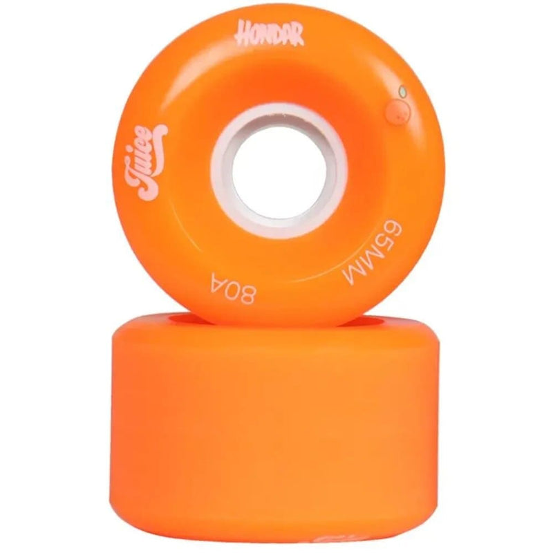 Roda Hondar Juice 65mm - Verde/Rosa/Laranja