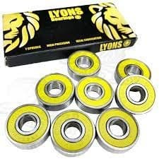 Rolamento Skate Lyons Abec 15 2rs Veloz Jogo C/8 Unidades