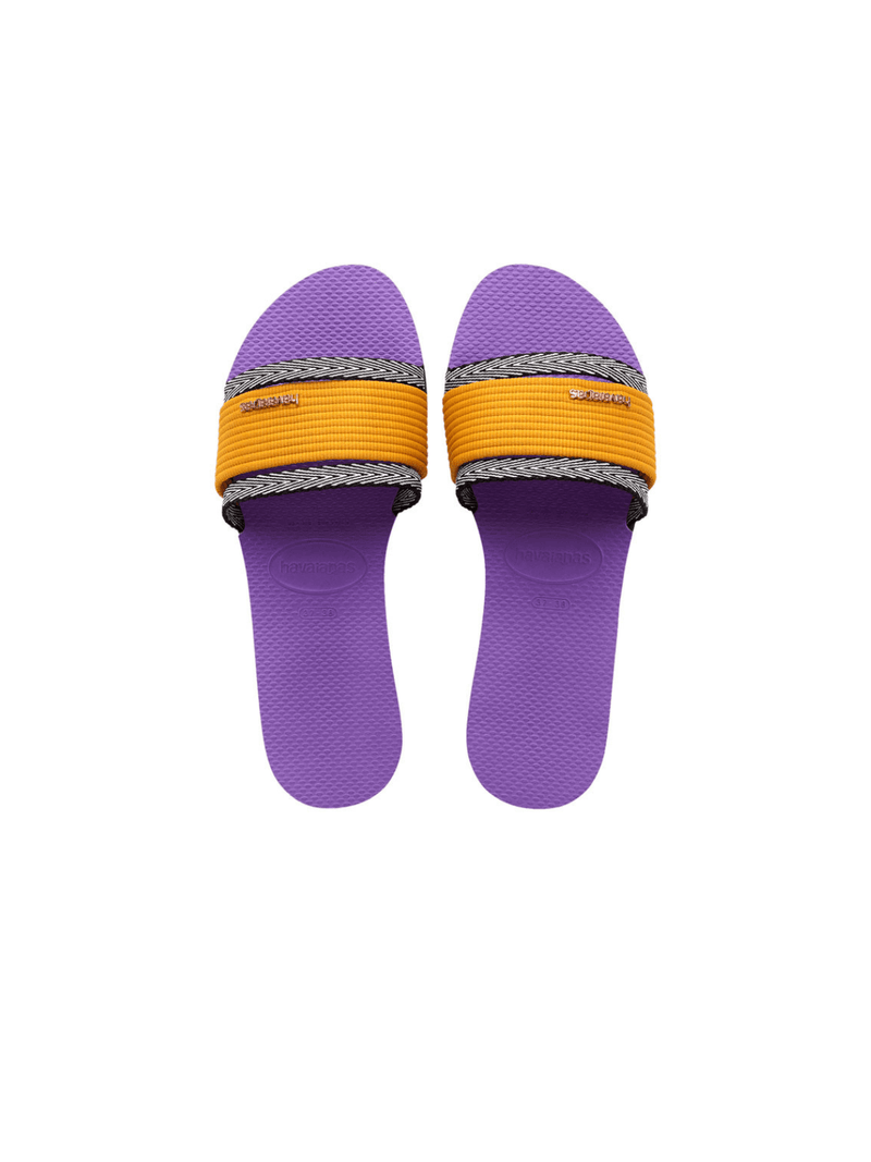 Sandália Havaianas Trancoso Lilás Amarelo