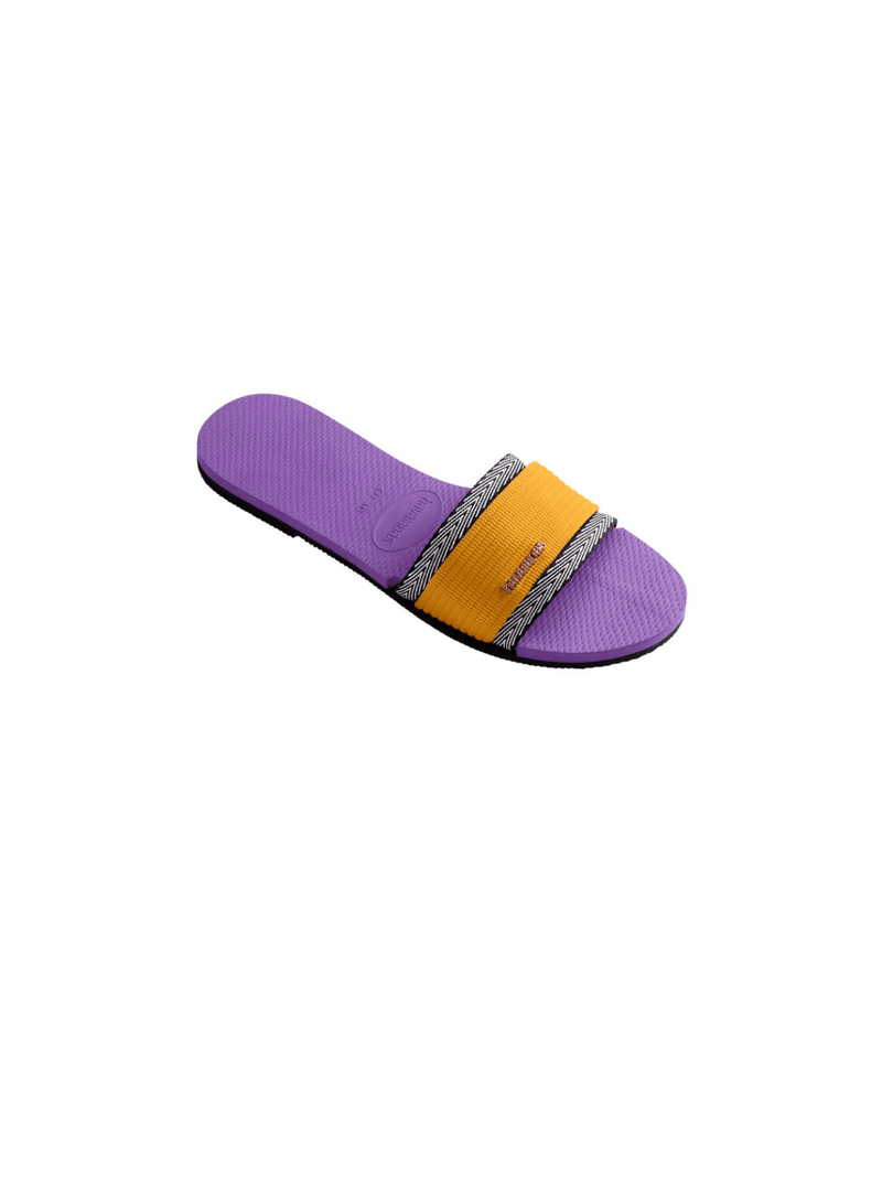 Sandália Havaianas Trancoso Lilás Amarelo