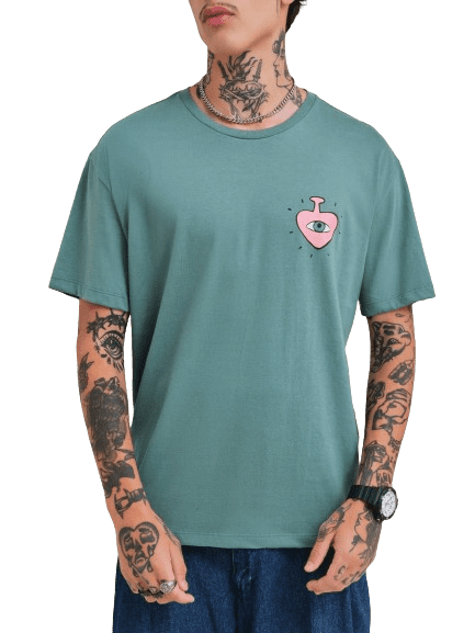 Camiseta Streetlife Eyes - Verde