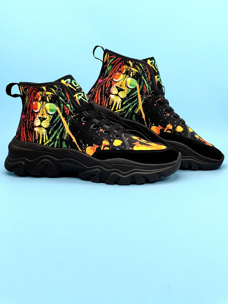 Tênis Cano Alto Reggae Edition