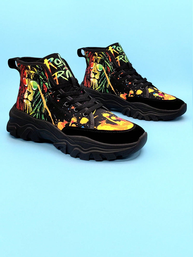 Tênis Cano Alto Reggae Edition