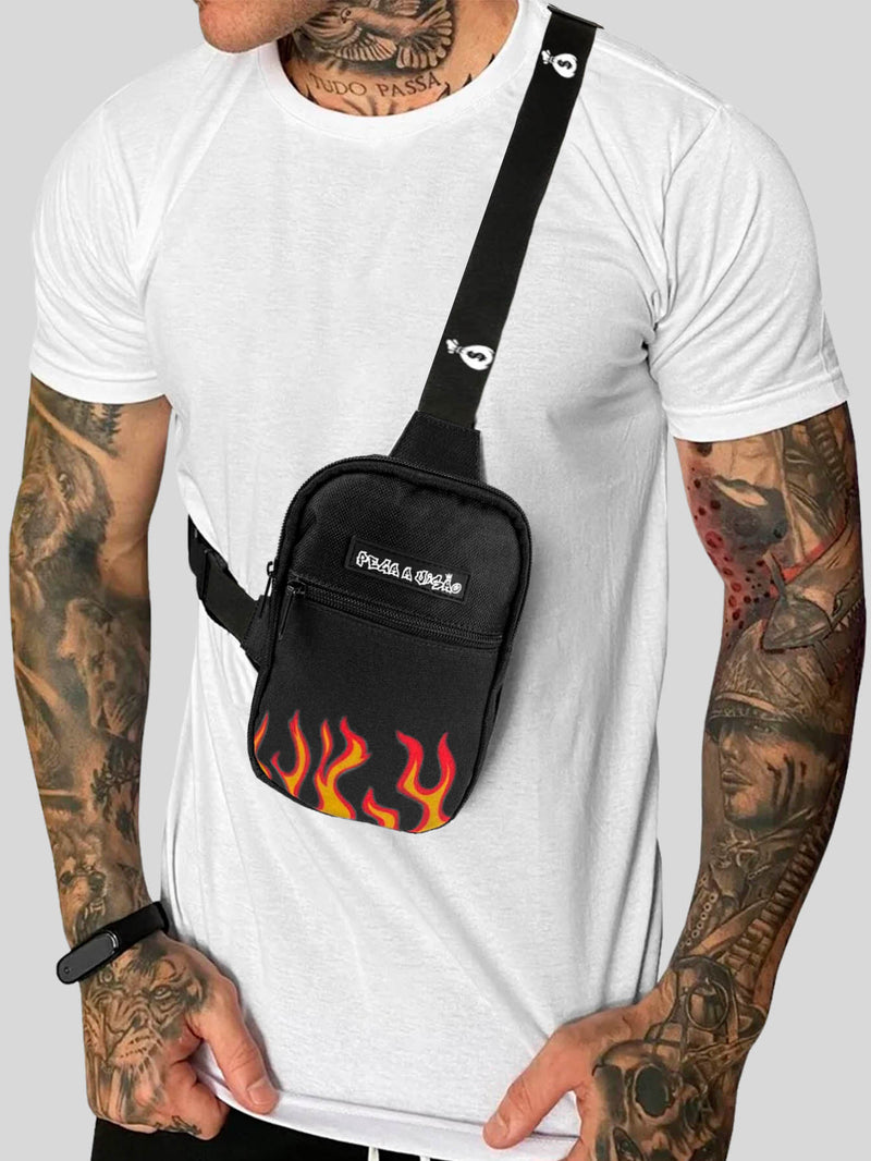 KIT Shoulder Bag Pega A Visão Fire  + Bucket Pega A Visão Preto