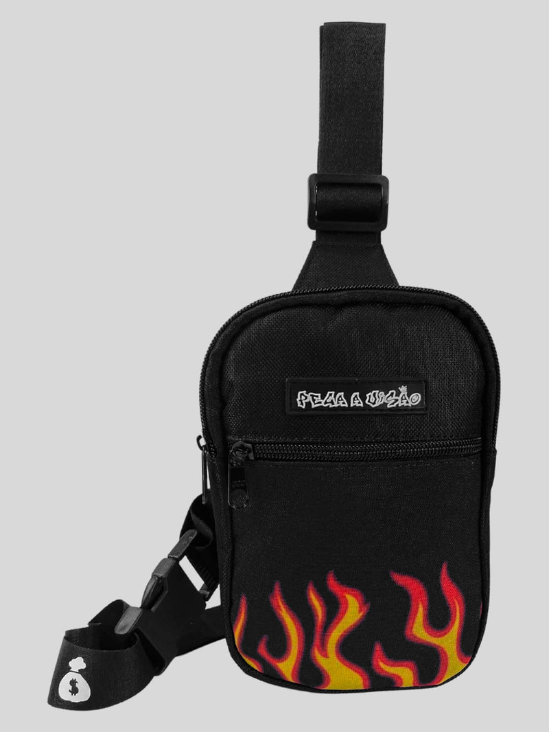 KIT Shoulder Bag Pega A Visão Fire  + Bucket Pega A Visão Preto