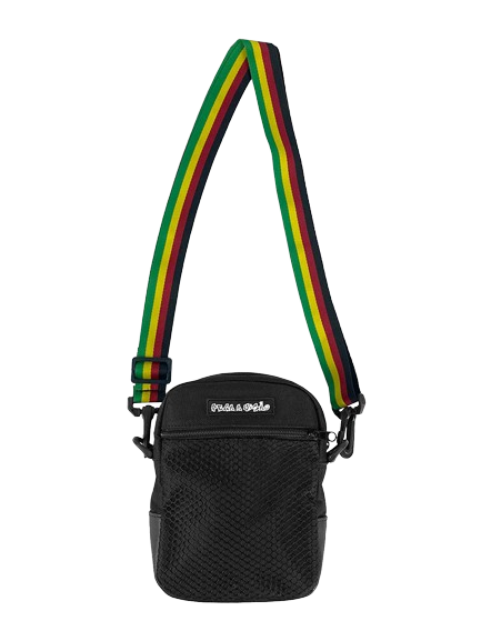 Shoulder Bag Pega A Visão Preta Alça Reggae