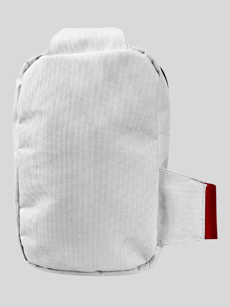 Shoulder Bag Pega A Visão Branca Alça Vermelha