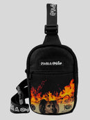 Shoulder Bag Pega A Visão Fogo Dollar Alça Preta