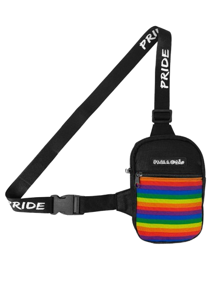 Shoulder Bag Pega A Visão LGBT Alça Preta