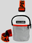 Shoulder Bag Pega A Visão Branca Alça Laranja