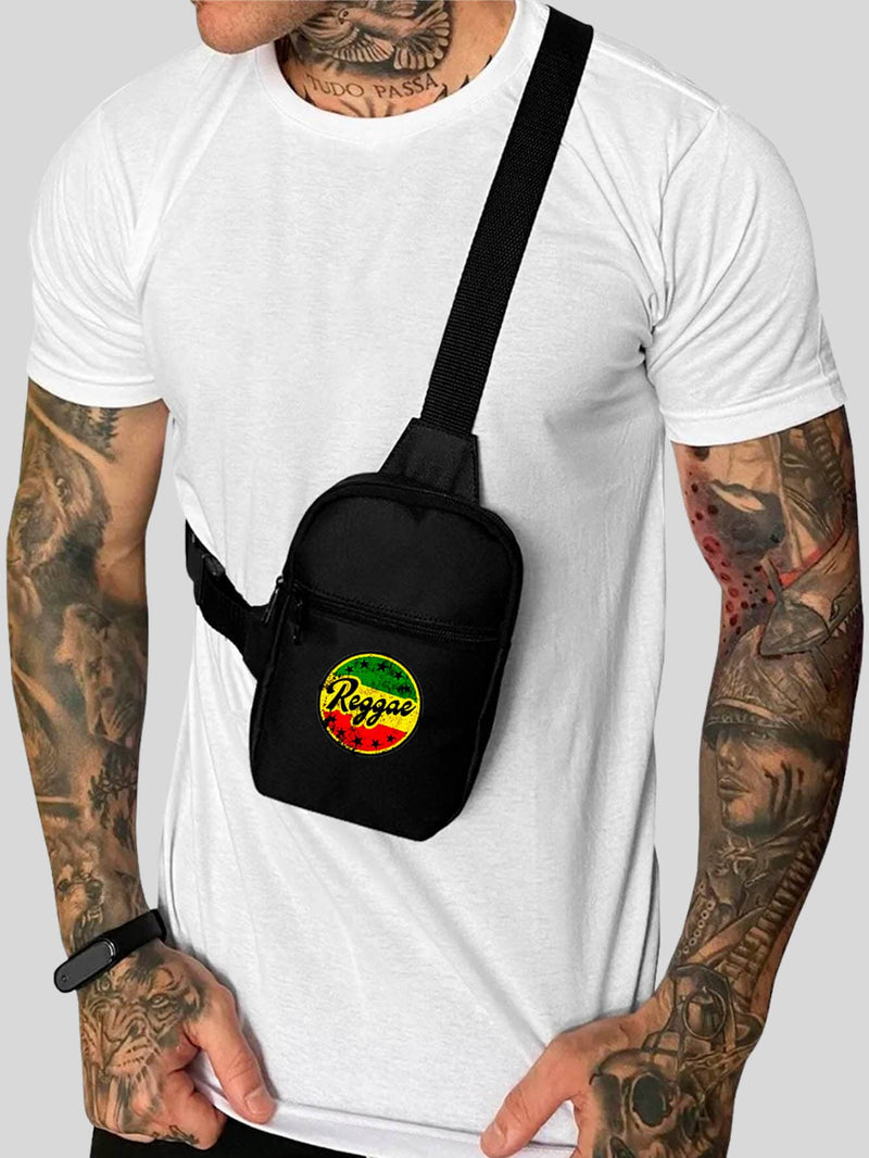 KIT Shoulder Bag + Bucket Pega A Visão Reggae - Preto