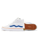 Tênis Mad Rats Skate Hi Top PU Cano Alto Branco Azul