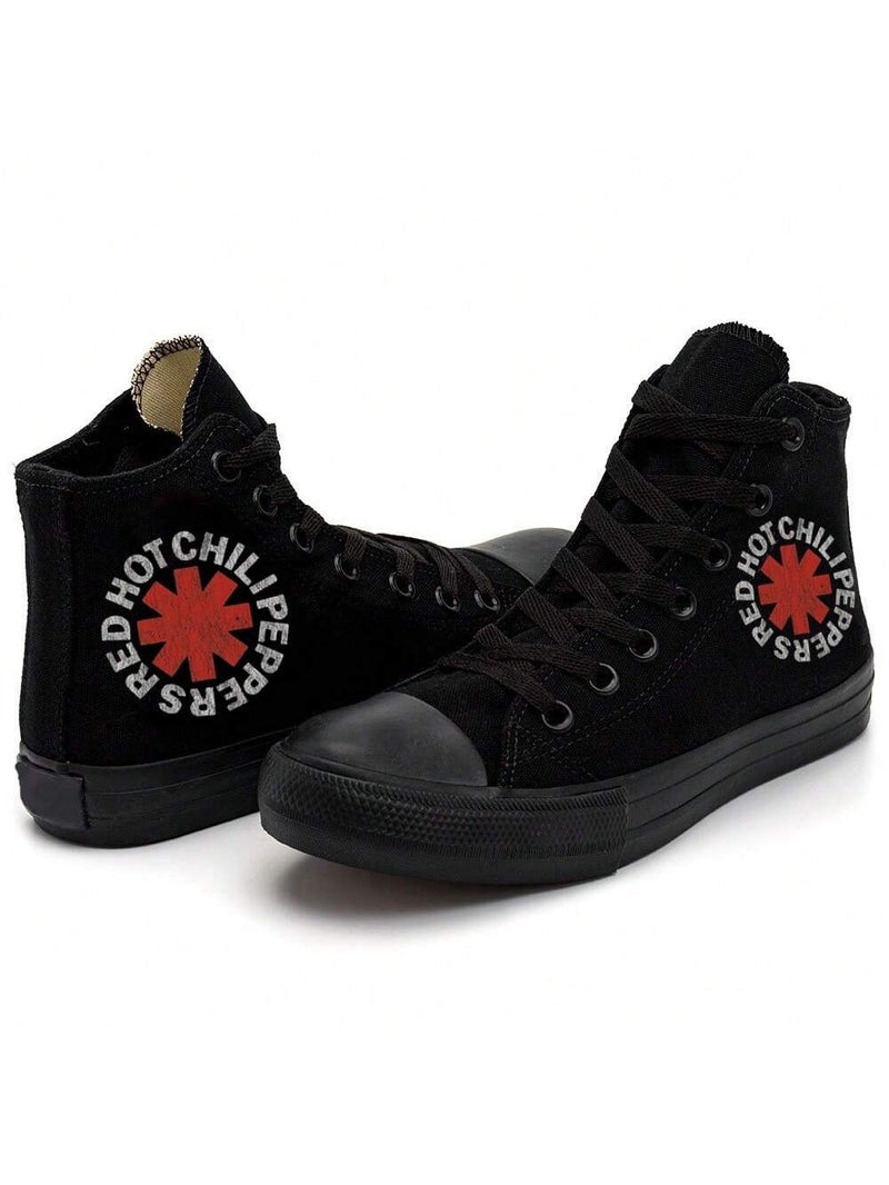 Tênis All Star Rock Red Hot Chili Peppers Cano Alto