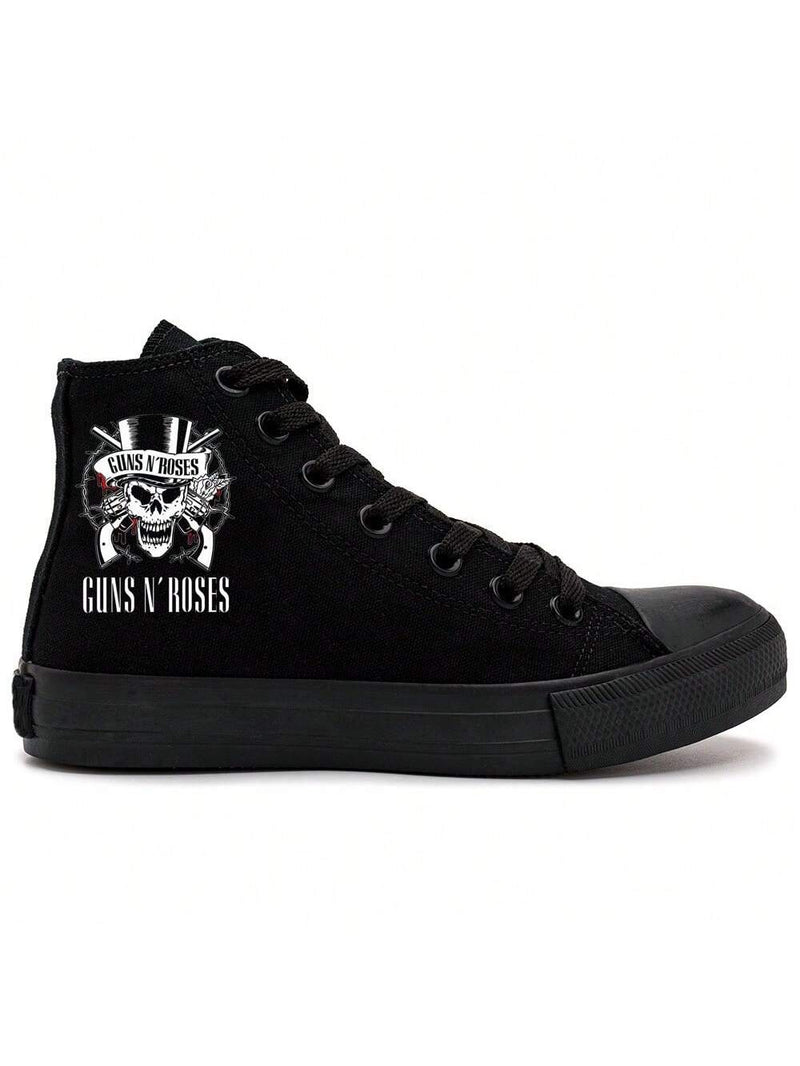 Tênis All Star Rock Guns N' Roses Cano Alto