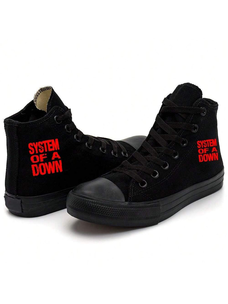 Tênis All Star Rock System Of A Down Cano Alto