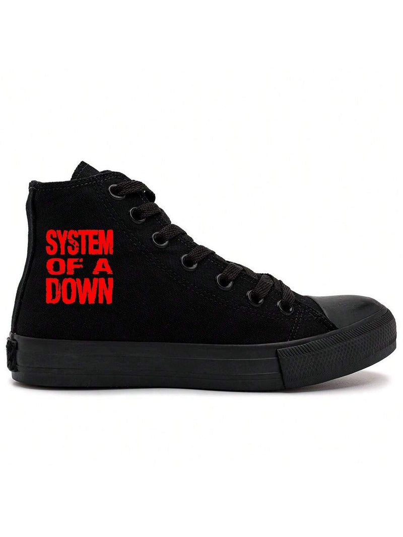 Tênis All Star Rock System Of A Down Cano Alto