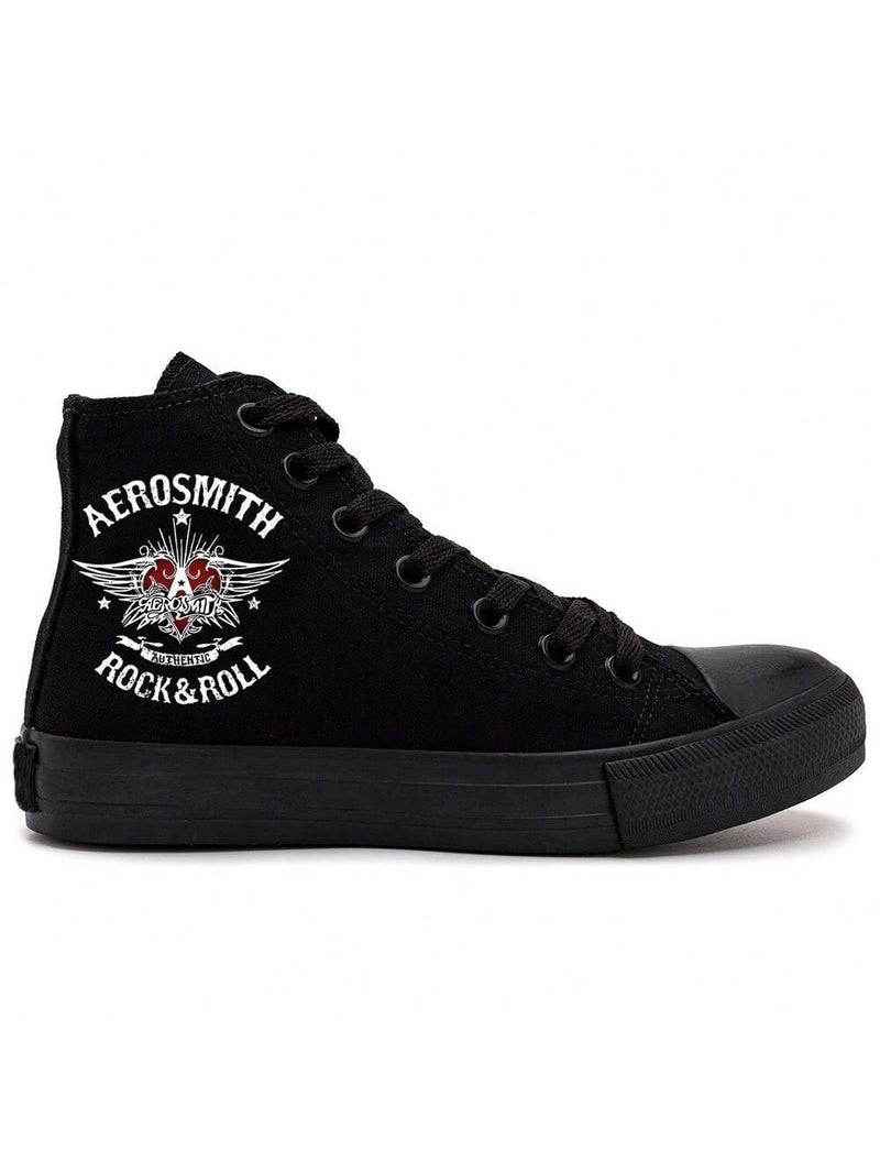 Tênis All Star Rock Aerosmith Cano Alto
