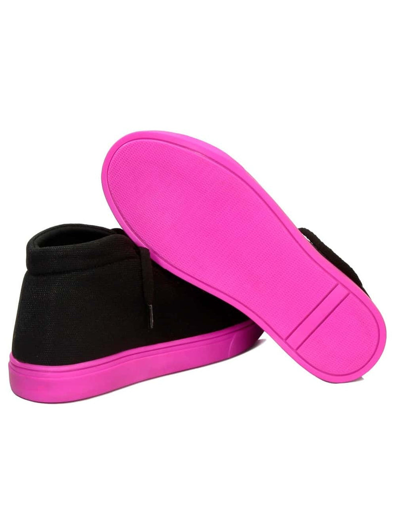 Tênis East Riny Preto Rosa
