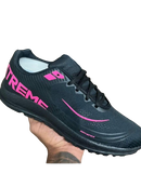 Tênis Xtreme Caminhada Preto Rosa