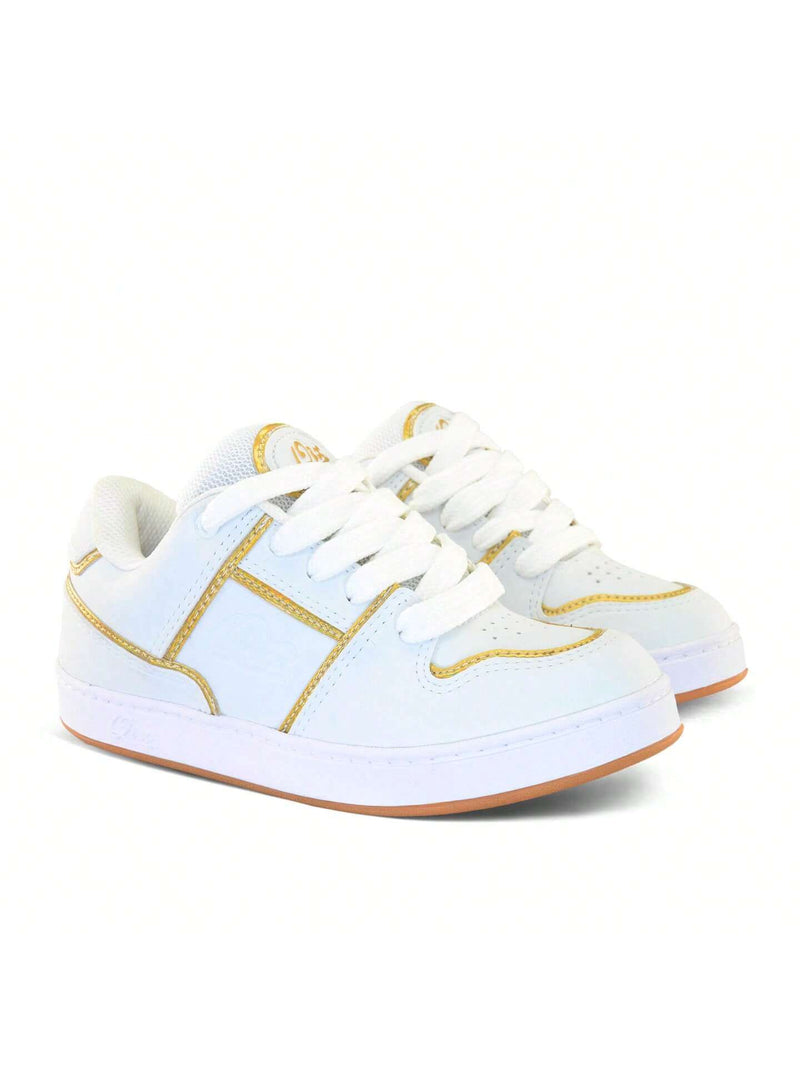 Tênis Qix Ventura Cup Sole Series - Branco Dourado