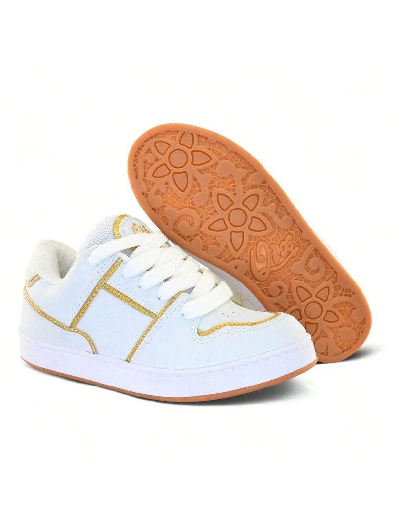 Tênis Qix Ventura Cup Sole Series - Branco Dourado