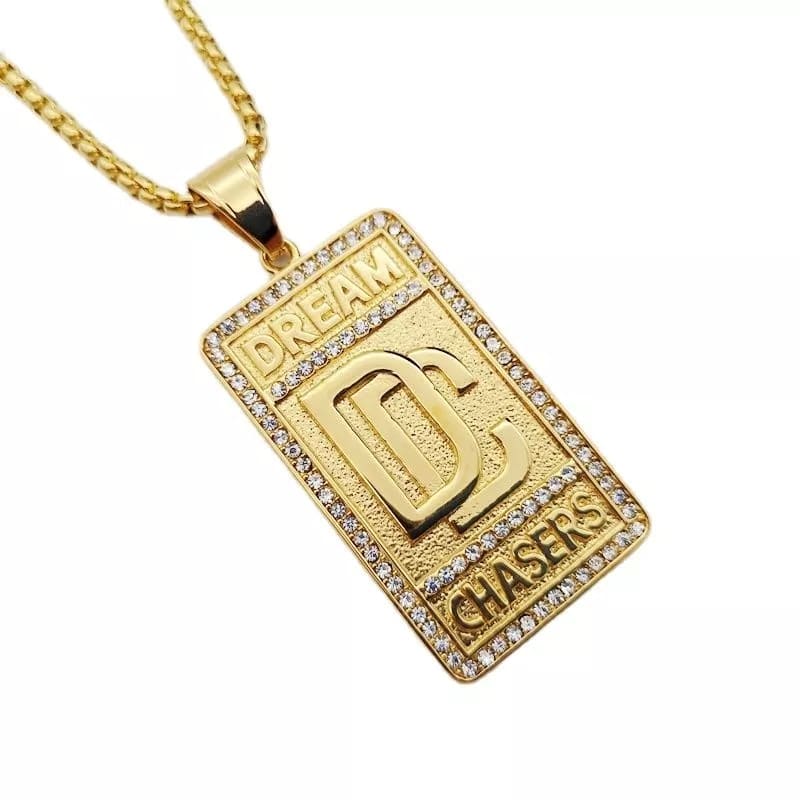 COLAR DREAM DC CHASERS FULL HIP HOP 316L - 7 Modelos