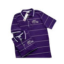 Camisa Polo Lacoste Ed. Limitada 90 Anos - Branco/Cinza/Vermelho/Roxo