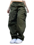 Calça Cargo Supper Sarja - Verde Militar