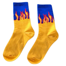 Meias Longas Thrasher Amarelo Azul