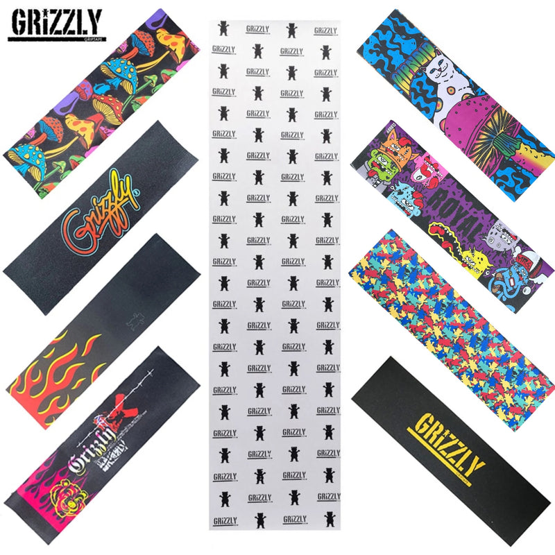 Lixa Grizzly Grip Preto Azul  85x24cm