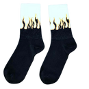 Meias Longas Thrasher Preto Branco