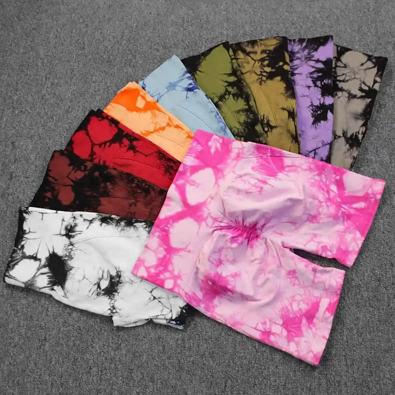 SHORT YOGA SEAMLESS TIE DYE - 24 Modelos