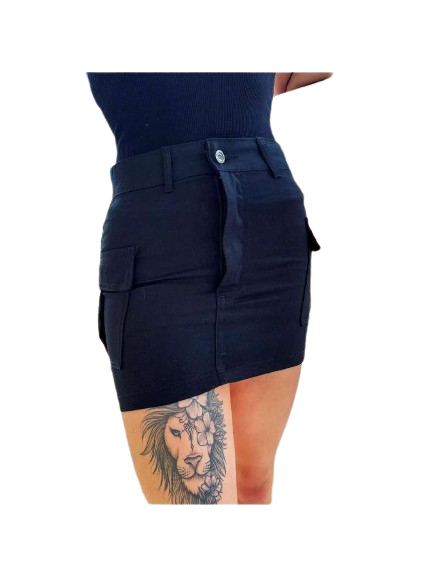 Saia Dazzling Cargo Preto