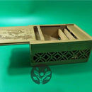 CAIXA DE ARMAZENAMENTO AUTOMÁTICA DE CIGARRO BAMBU - 2 Modelos